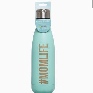 Pearhead #Momlife Stainless Steel 17oz Water Bottle- NWT